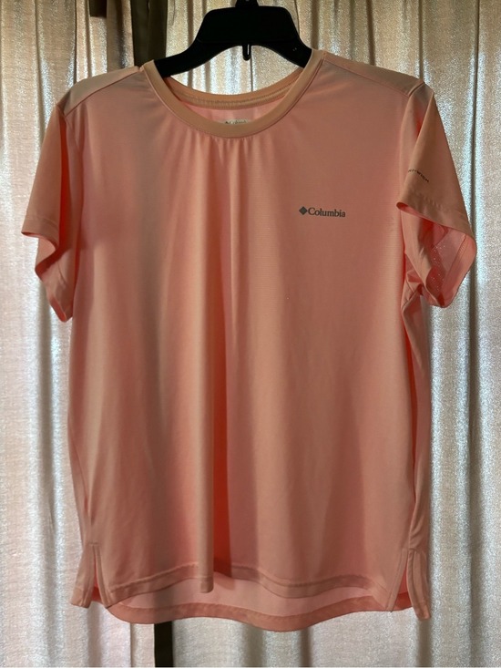Columbia Tops - Columbia Peach/Pink Short Sleeve Active Tee